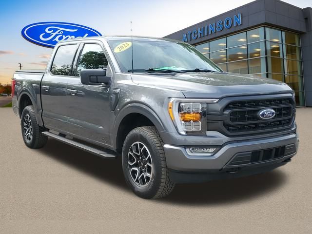 Certified 2023 Ford F-150 XLT with VIN 1FTEW1EP1PFB09414 for sale in Belleville, MI