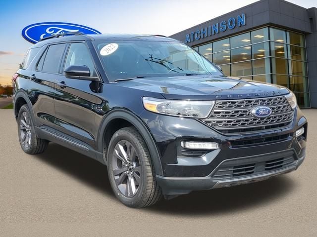Certified 2022 Ford Explorer XLT with VIN 1FMSK8DH3NGA86240 for sale in Belleville, MI