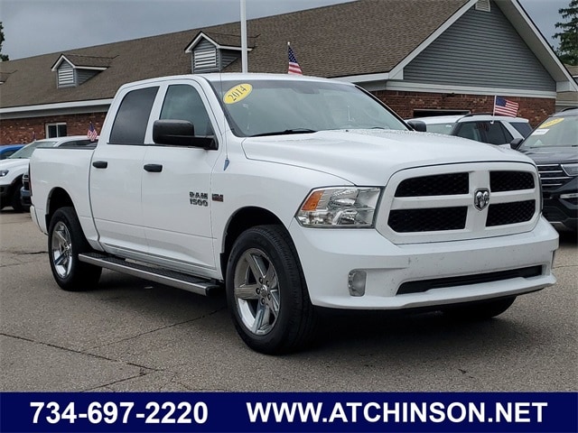 Used 2014 RAM Ram 1500 Pickup Tradesman with VIN 1C6RR7KT0ES124947 for sale in Belleville, MI