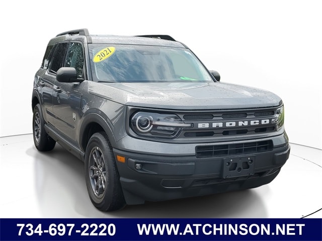 Certified 2021 Ford Bronco Sport Big Bend with VIN 3FMCR9B68MRA91660 for sale in Belleville, MI