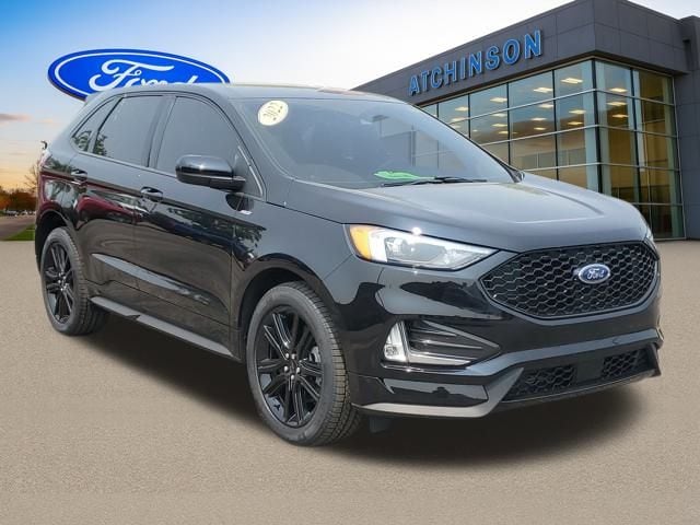Certified 2022 Ford Edge ST-Line with VIN 2FMPK4J99NBA81191 for sale in Belleville, MI