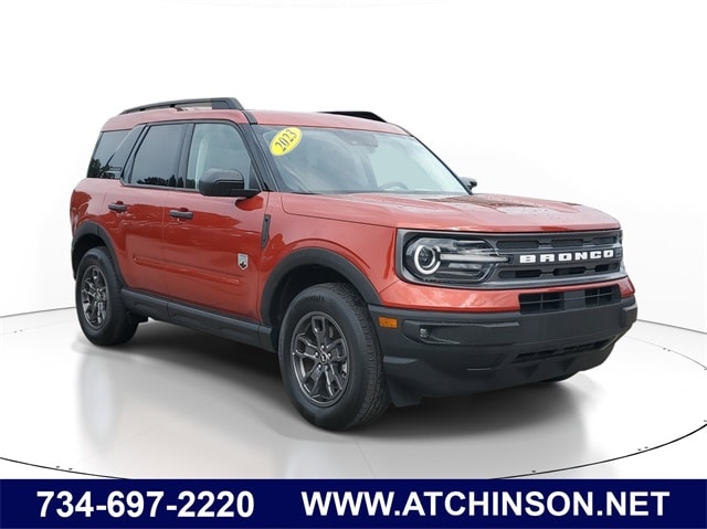 Certified 2023 Ford Bronco Sport Big Bend with VIN 3FMCR9B66PRD02374 for sale in Belleville, MI