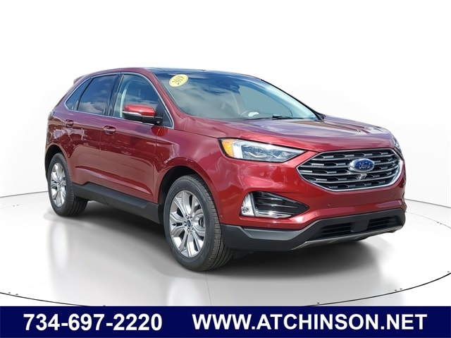 Certified 2019 Ford Edge Titanium with VIN 2FMPK4K93KBB80065 for sale in Belleville, MI