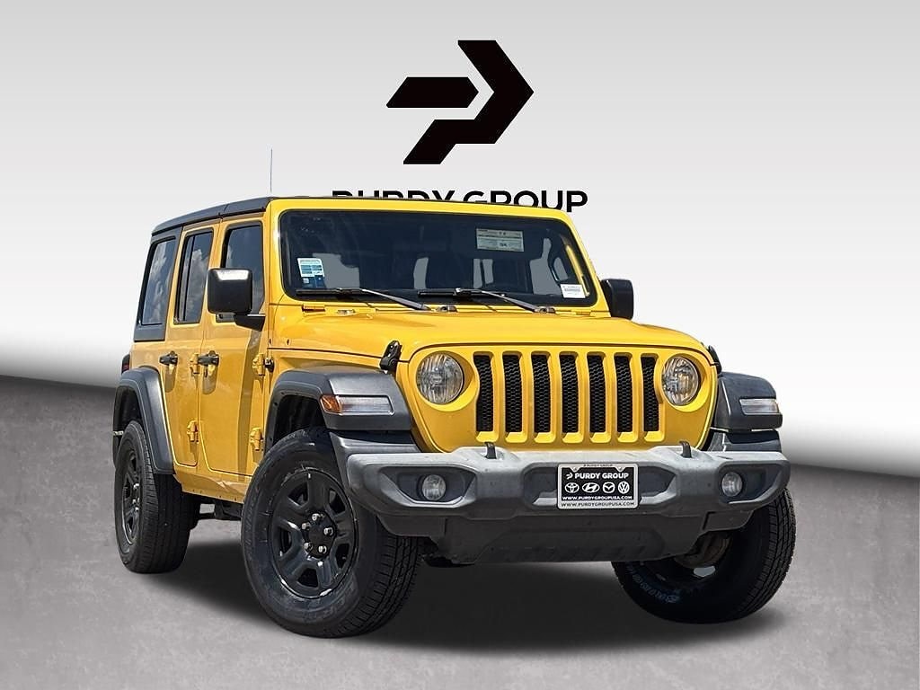 Used 2018 Jeep Wrangler Unlimited Sport 4x4 SUV