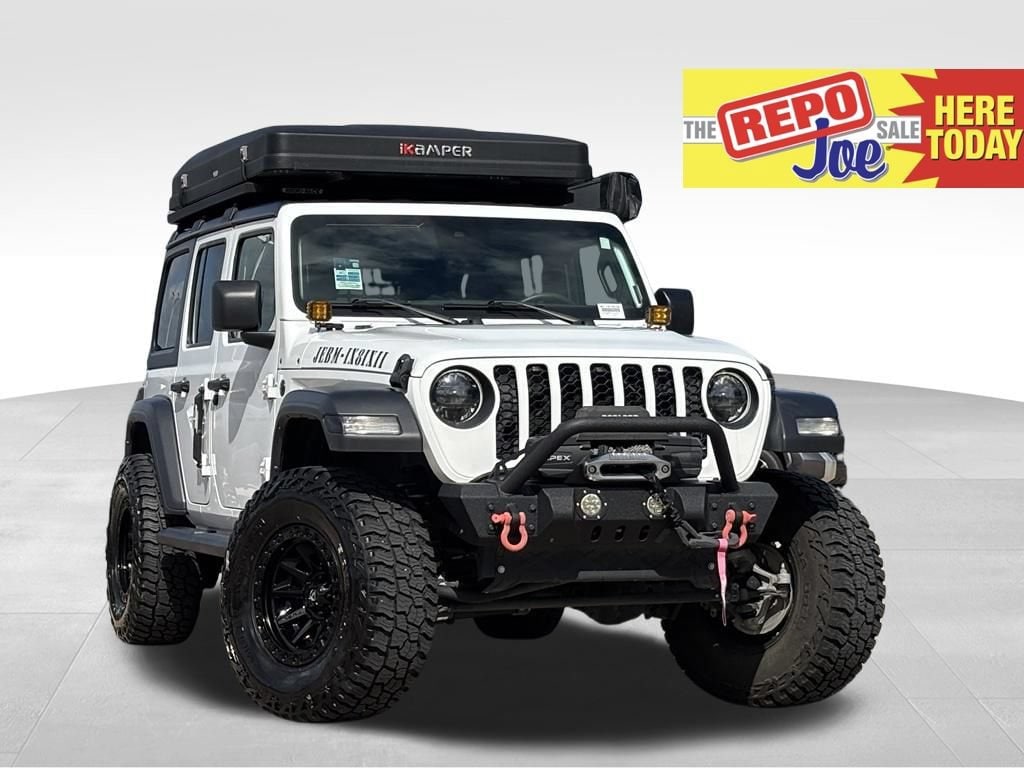 Bright White 2024 Jeep Wrangler SUV / Crossover Four-Wheel Drive Automatic