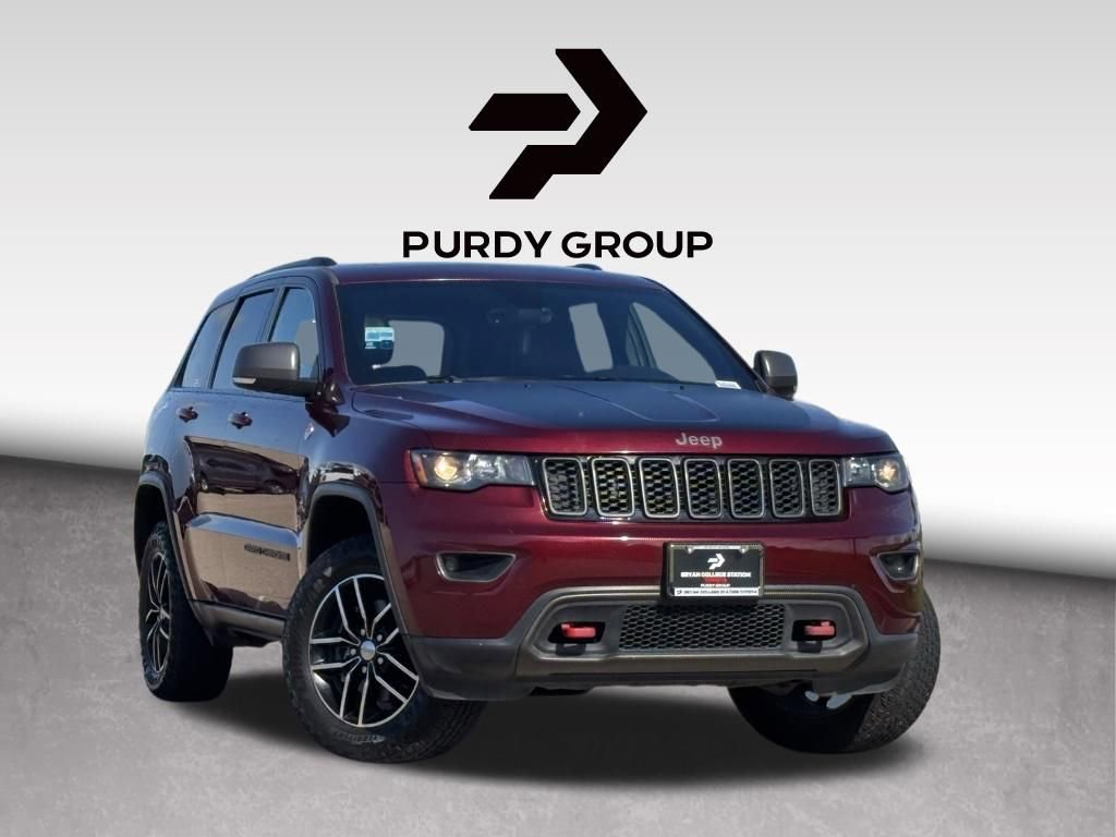 Velvet Red Pearlcoat 2017 Jeep Grand Cherokee Trailhawk 4WD SUV / Crossover Four-Wheel Drive Automatic
