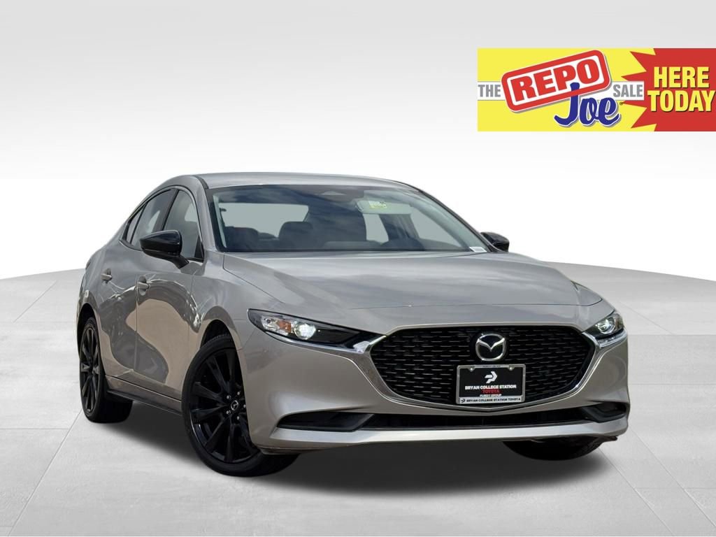Gray (Platinum Quartz) 2025 Mazda MAZDA3 2.5 S Select Sport FWD Sedan Front-Wheel Drive Automatic