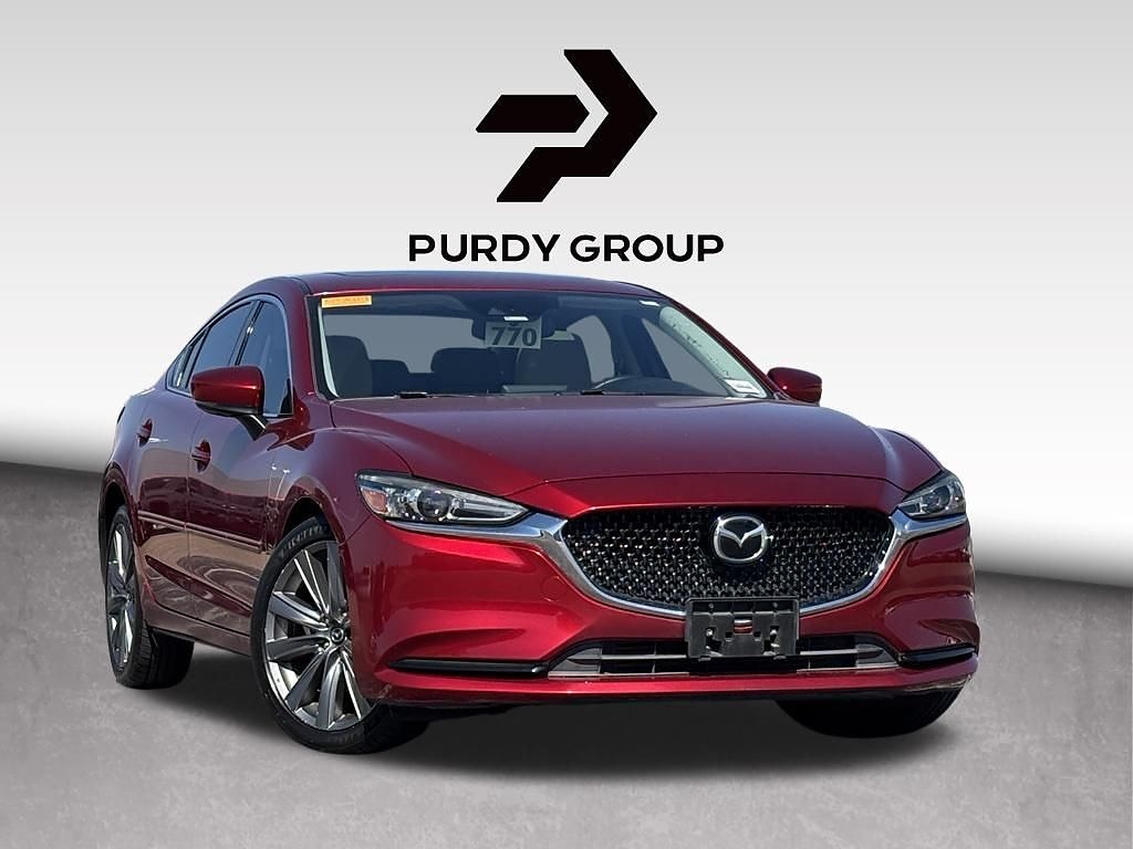 Soul Red Crystal 2019 Mazda MAZDA6 Sedan Front-Wheel Drive Automatic