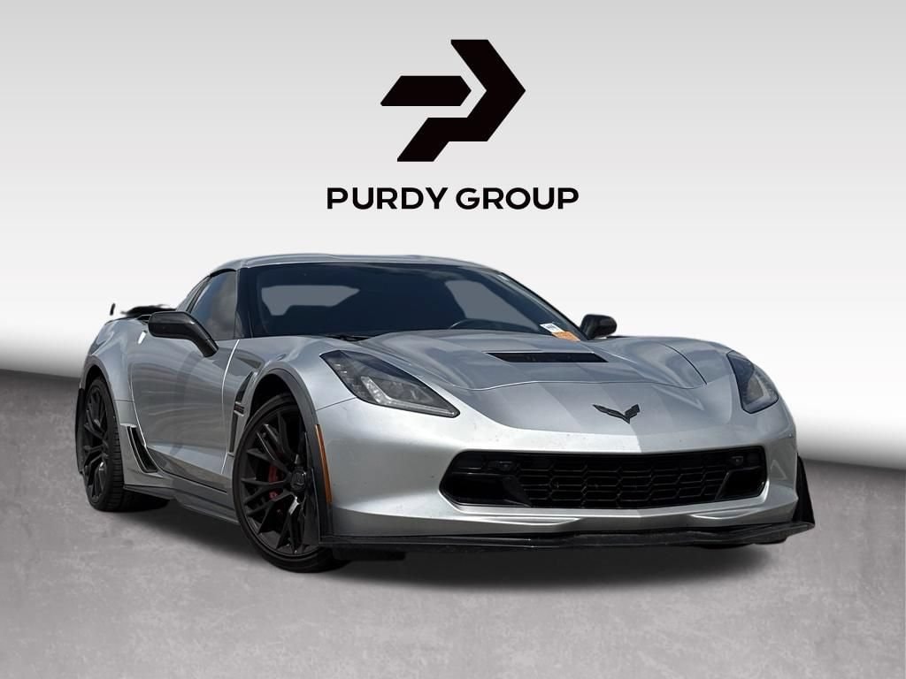 Blade Silver 2017 Chevrolet Corvette Coupe Rear-Wheel Drive Automatic