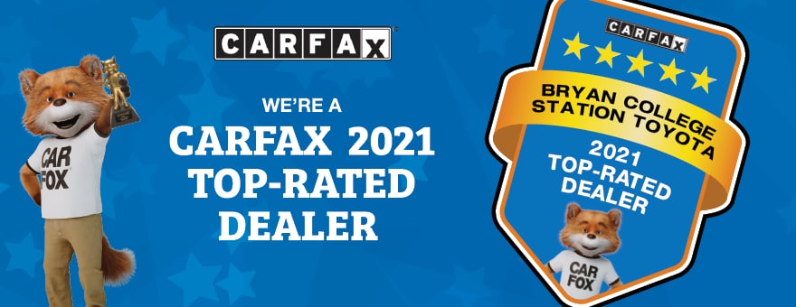 CarFax 2021 Top Rated Dealer Bryan TX