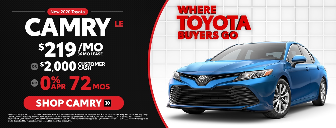 New Vehicle Specials at Bryan College Station Toyota