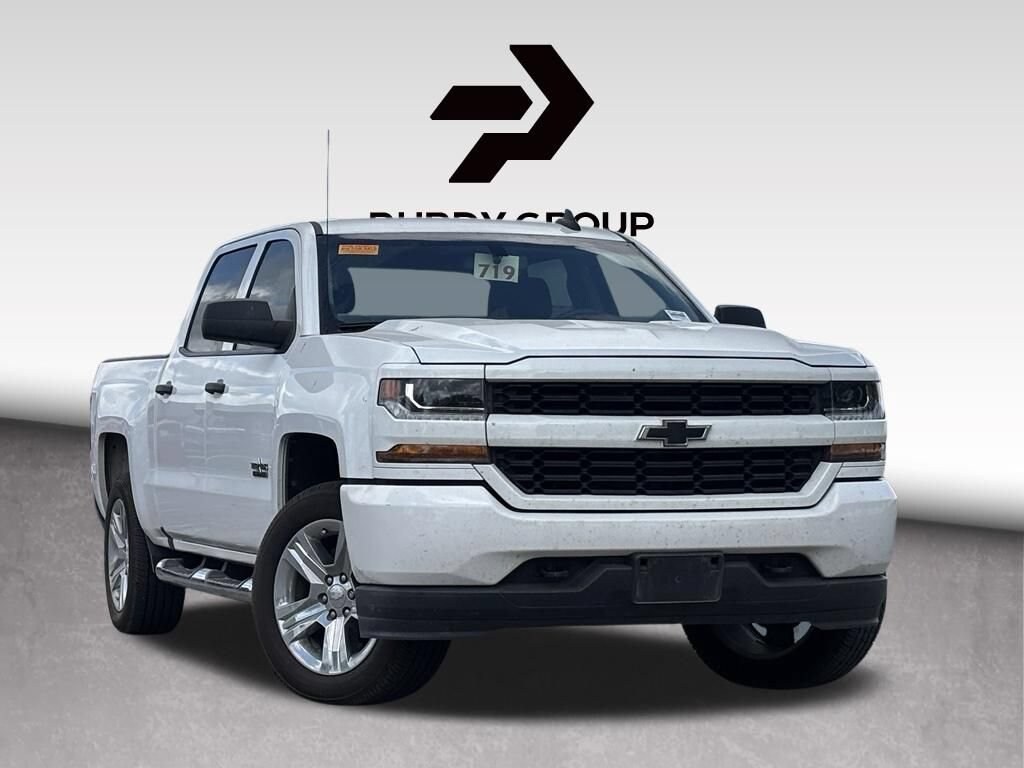 Used 2018 Chevrolet Silverado 1500 Silverado Custom Truck Crew Cab