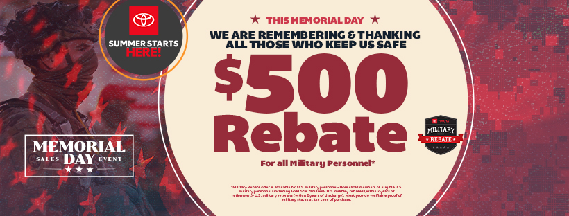 Memorial Day Sales Event at Huntsville Toyota in Huntsville, TX