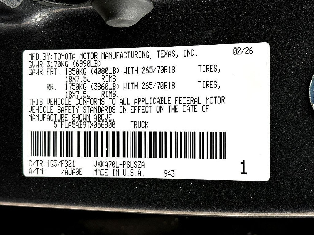 2026 Toyota Tundra SR5 - Photo 25