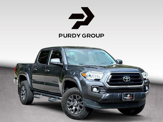 Magnetic Gray 2022 Toyota Tacoma SR5 V6 Double Cab RWD Pickup Truck 4X2 Automatic