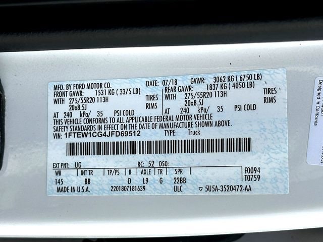 2018 Ford F-150 Platinum - Photo 33