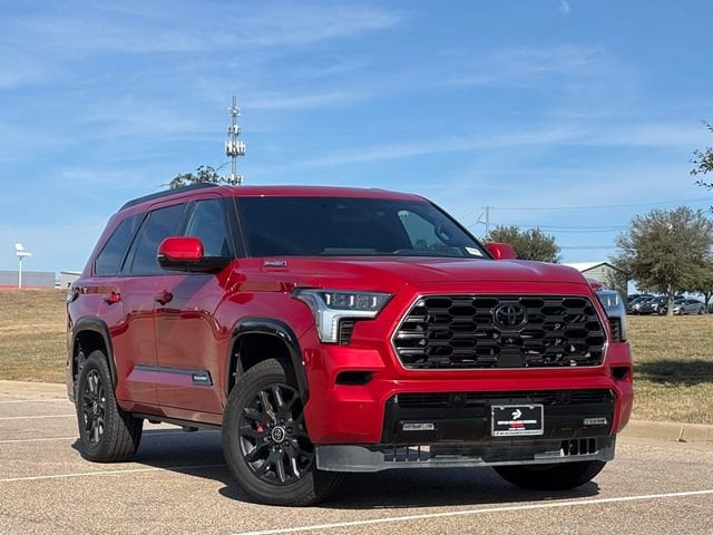 Supersonic Red 2024 Toyota Sequoia Platinum 4WD SUV / Crossover Four-Wheel Drive Automatic