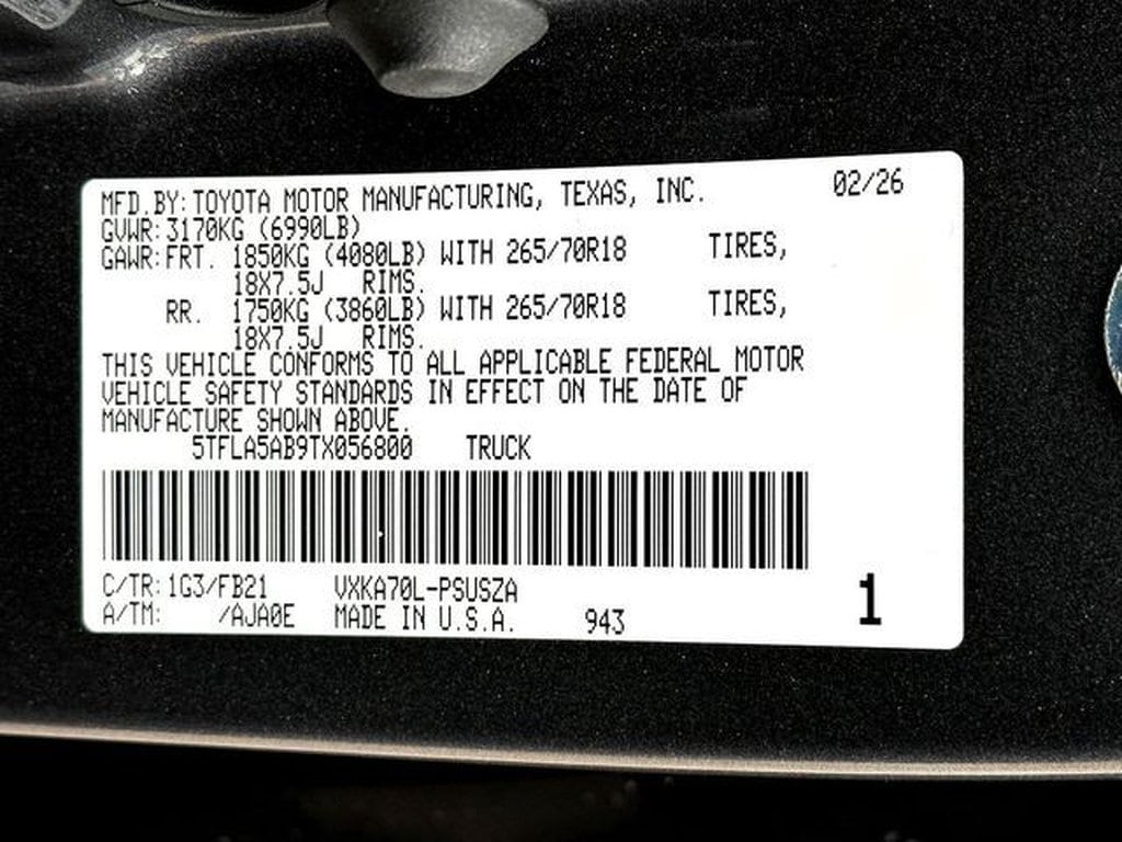 2026 Toyota Tundra SR5 - Photo 25