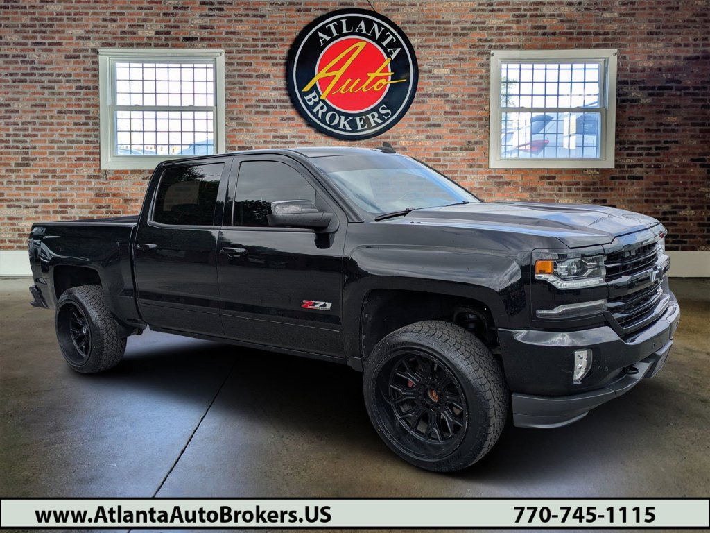 used 2017 Chevrolet Silverado 1500 LTZ Truck Crew Cab for sale in atlanta