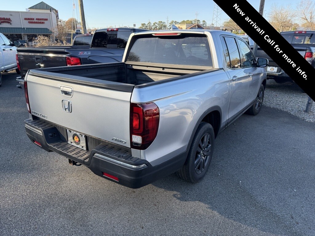 Used 2018 Honda Ridgeline Sport Truck Crew Cab