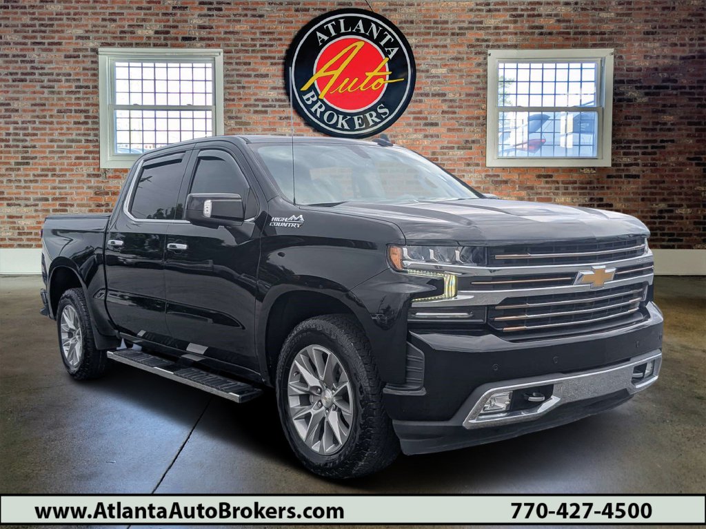 used 2021 Chevrolet Silverado 1500 High Country Truck Crew Cab for sale in atlanta