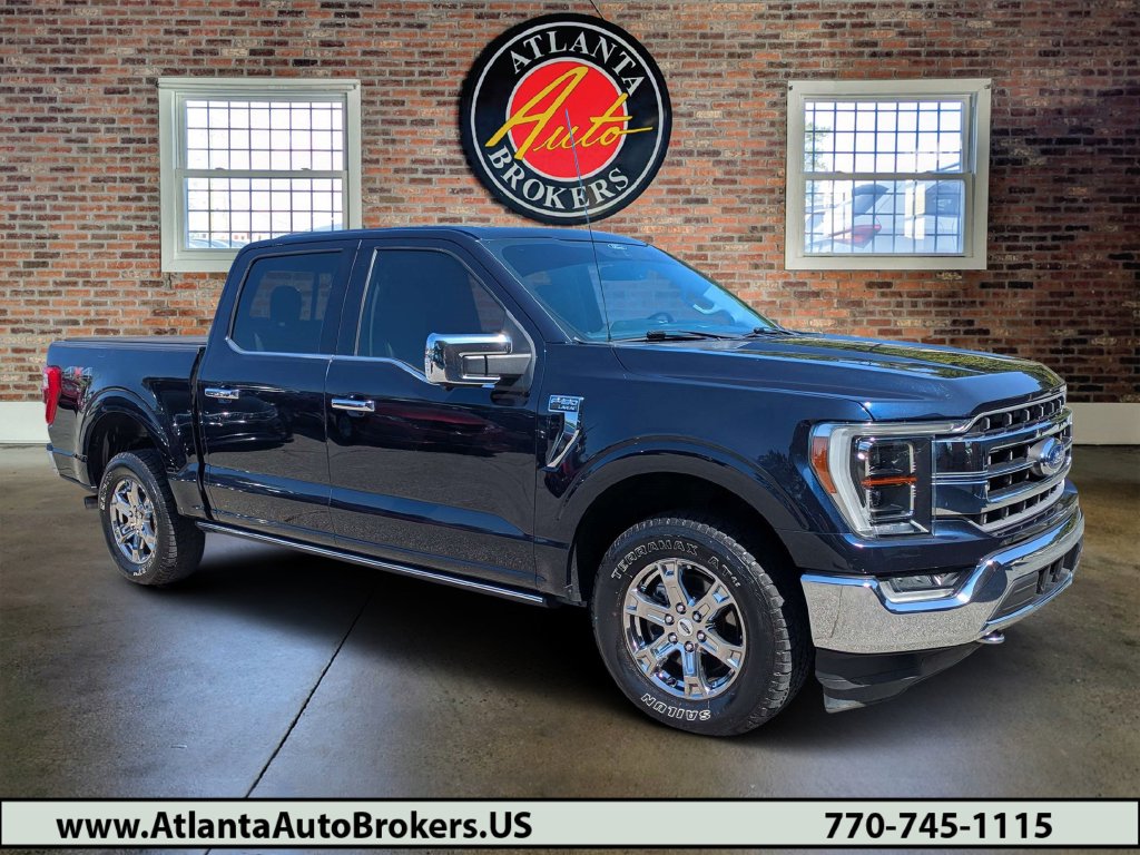 used 2021 Ford F-150 Lariat Truck SuperCrew Cab for sale in atlanta