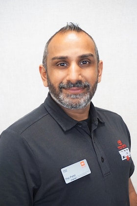 Staff member Piyush "Paz" Patel from ID_9a1dab