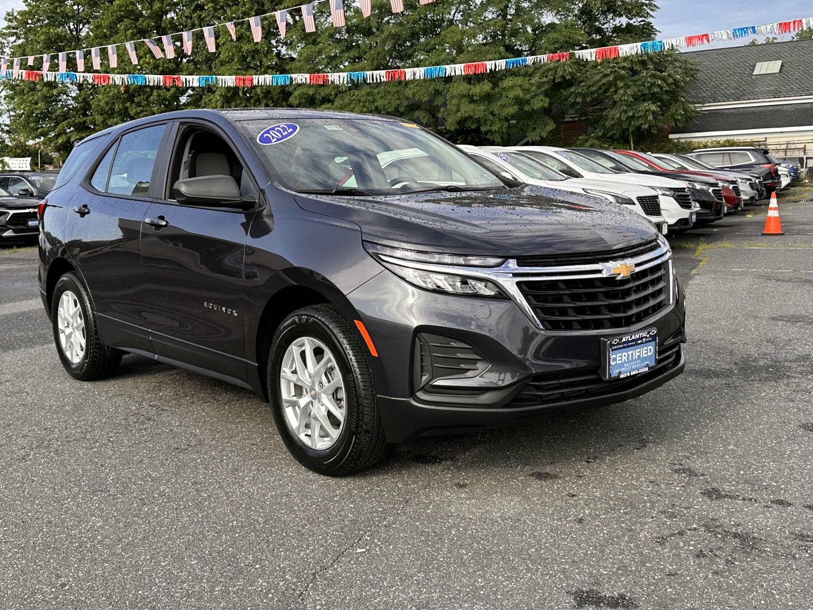 Certified 2022 Chevrolet Equinox LS with VIN 3GNAXSEV6NS227183 for sale in Bay Shore, NY