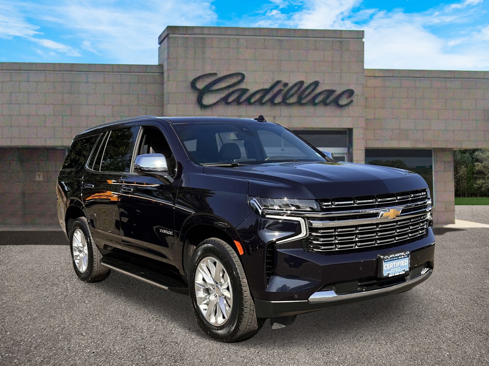 Certified 2023 Chevrolet Tahoe Premier with VIN 1GNSCSKD9PR465191 for sale in Bay Shore, NY