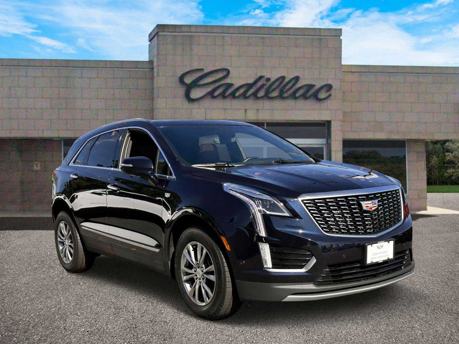 Certified 2021 Cadillac XT5 Premium Luxury with VIN 1GYKNDRS8MZ205681 for sale in Bay Shore, NY