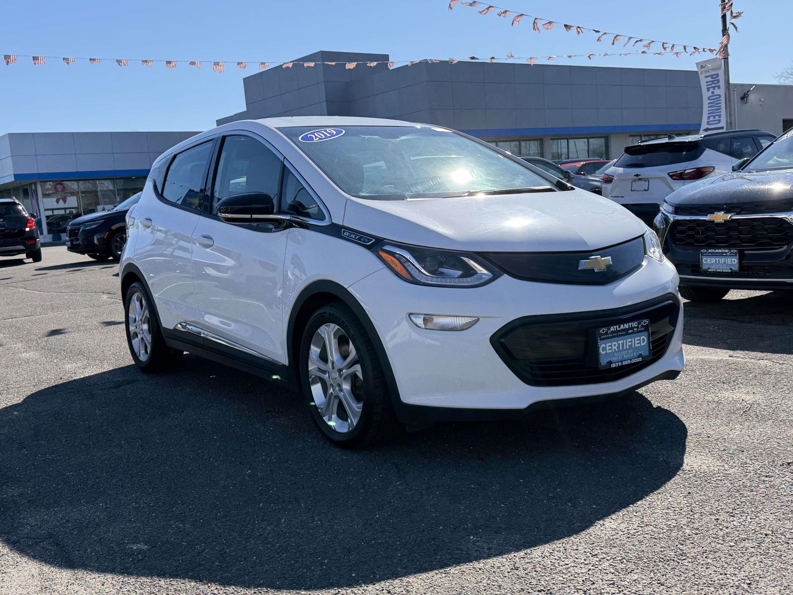 Used 2019 Chevrolet Bolt EV LT with VIN 1G1FW6S04K4102267 for sale in Bay Shore, NY