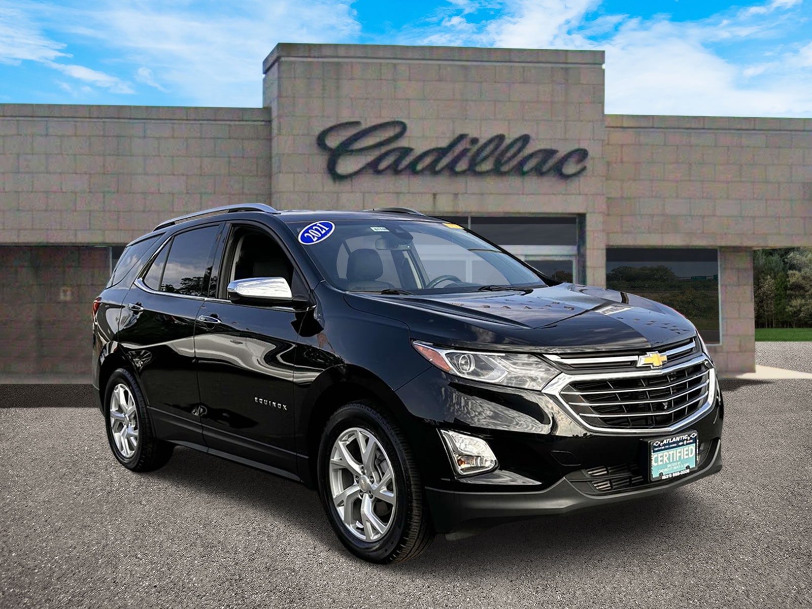 Certified 2021 Chevrolet Equinox Premier with VIN 2GNAXXEV3M6109795 for sale in Bay Shore, NY