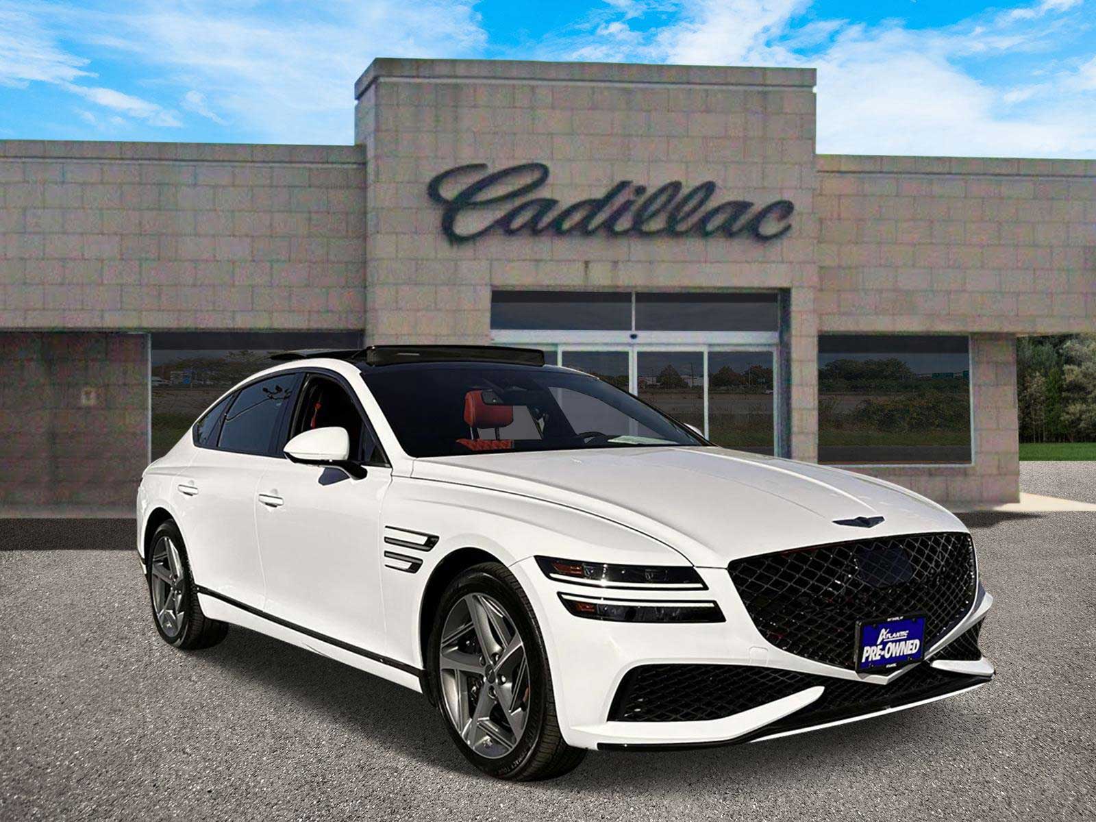 Used 2023 GENESIS G80 SPORT with VIN KMTGB4SD0PU191956 for sale in Bay Shore, NY