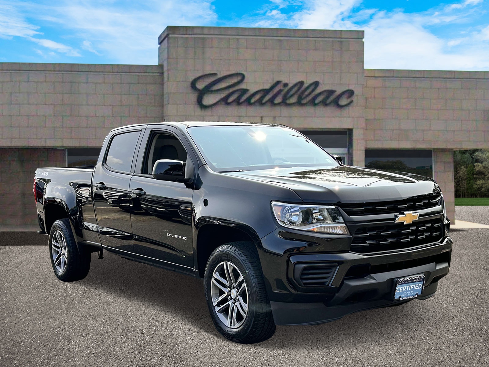 Certified 2021 Chevrolet Colorado Work Truck with VIN 1GCGTBEN3M1271768 for sale in Bay Shore, NY