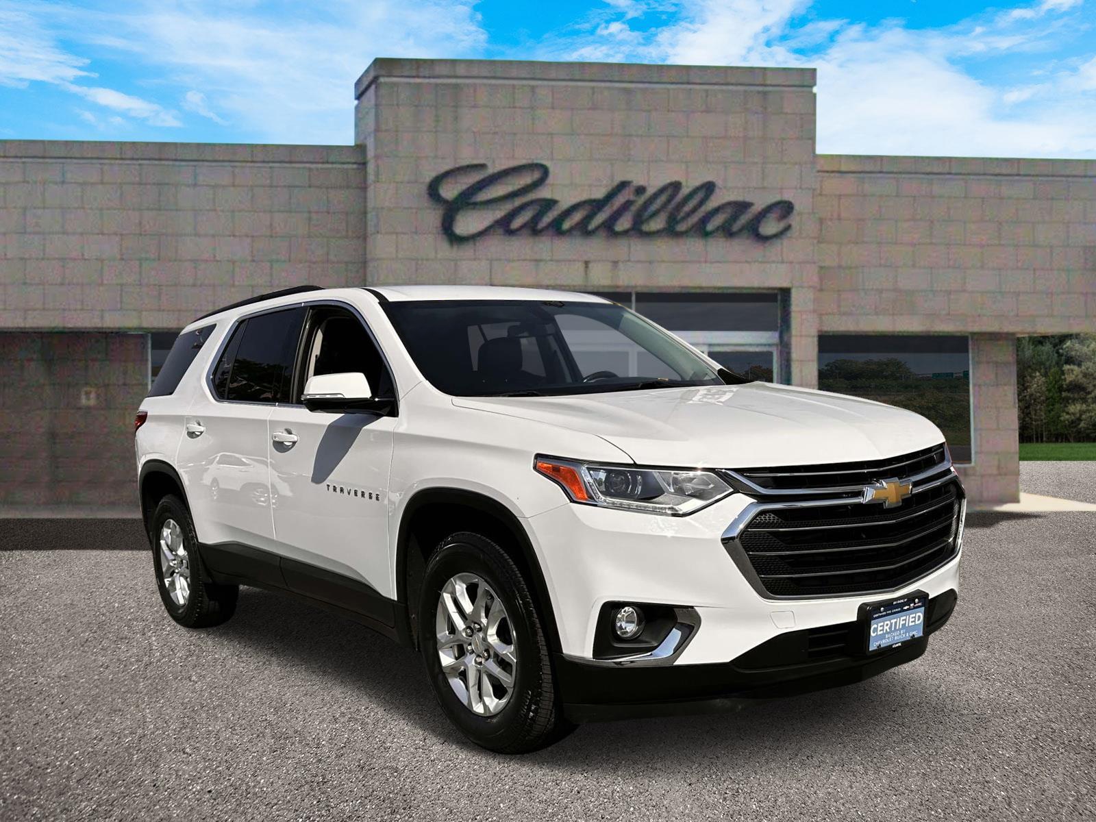 Certified 2019 Chevrolet Traverse 3LT with VIN 1GNEVHKW3KJ189383 for sale in Bay Shore, NY