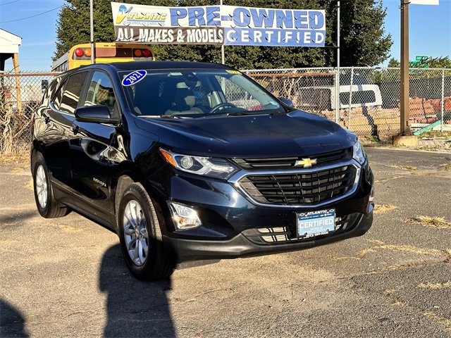 Certified 2021 Chevrolet Equinox LT with VIN 3GNAXKEV1MS145263 for sale in Bay Shore, NY