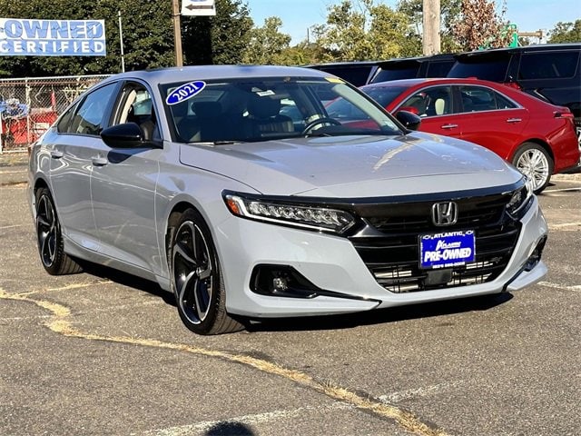 Used 2021 Honda Accord Sport SE with VIN 1HGCV1F46MA010872 for sale in Bay Shore, NY