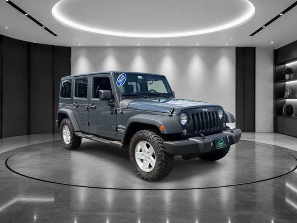 Used 2018 Jeep Wrangler JK Unlimited Sport S 4x4 SUV