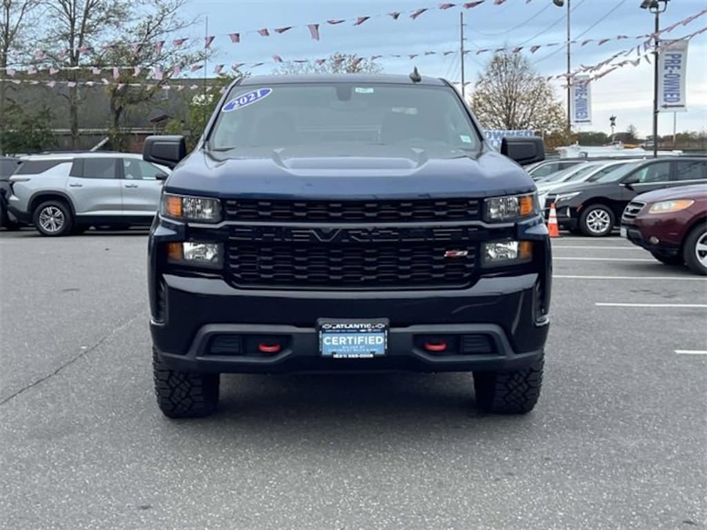 Certified 2021 Chevrolet Silverado 1500 Custom Trail Boss Truck
