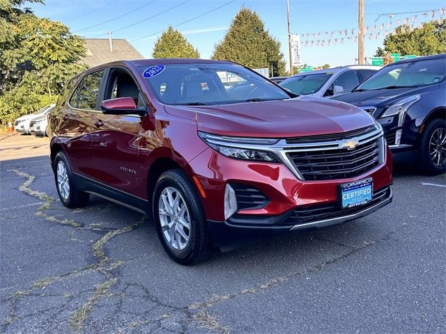 Certified 2022 Chevrolet Equinox LT with VIN 3GNAXUEV4NL135902 for sale in Bay Shore, NY