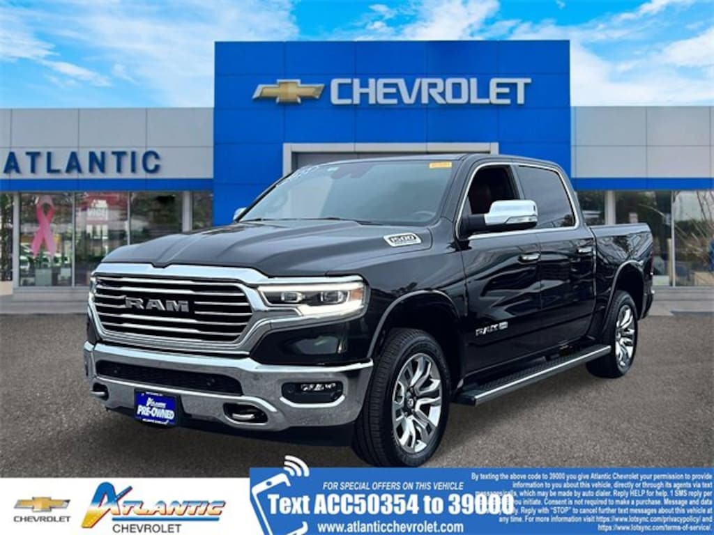 Used 2022 Ram 1500 Limited Longhorn Crew Cab 4x4 57 Box Truck