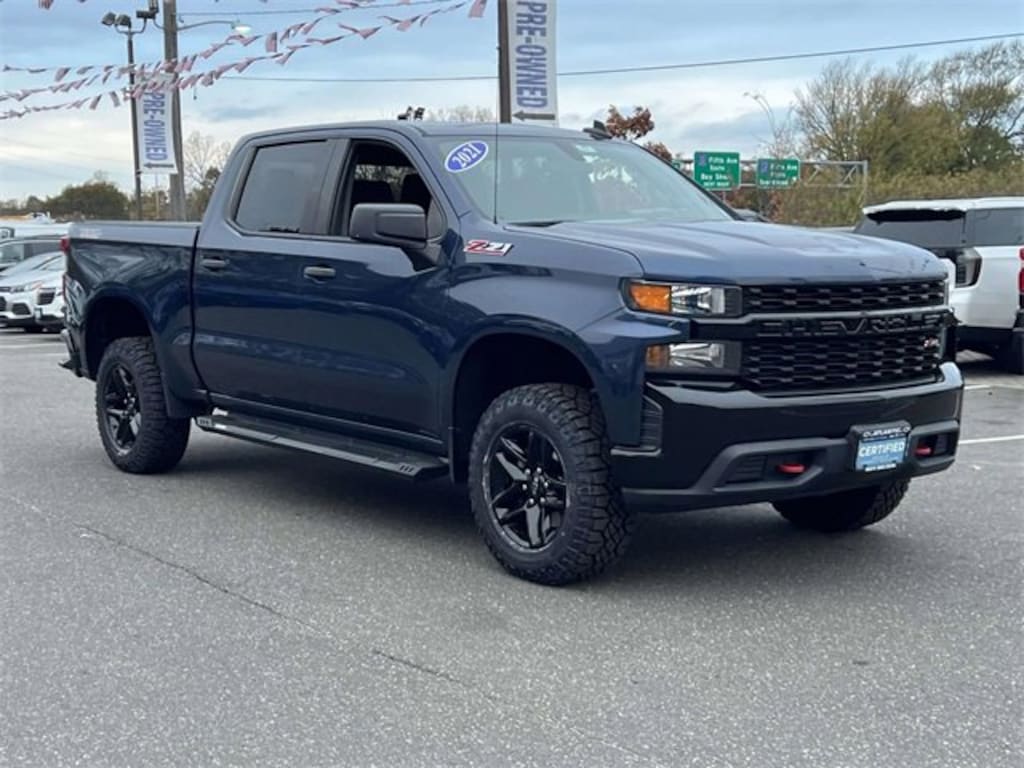 Certified 2021 Chevrolet Silverado 1500 Custom Trail Boss Truck