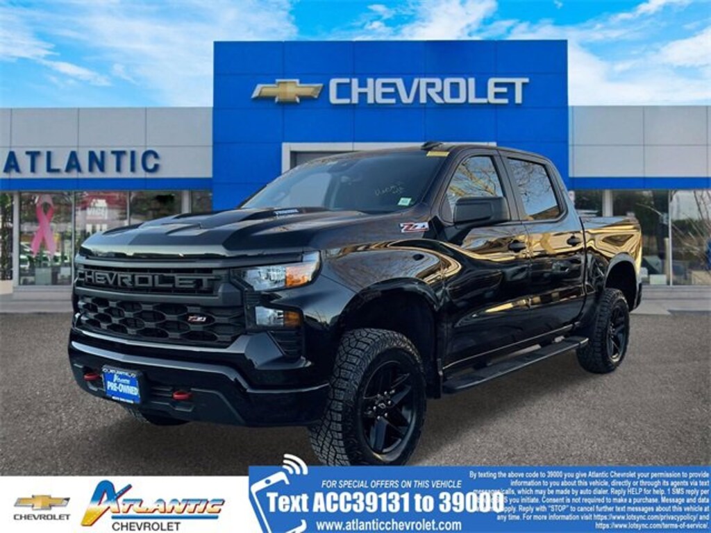 Certified 2025 Chevrolet Silverado 1500 Custom Trail Boss Truck Crew Cab