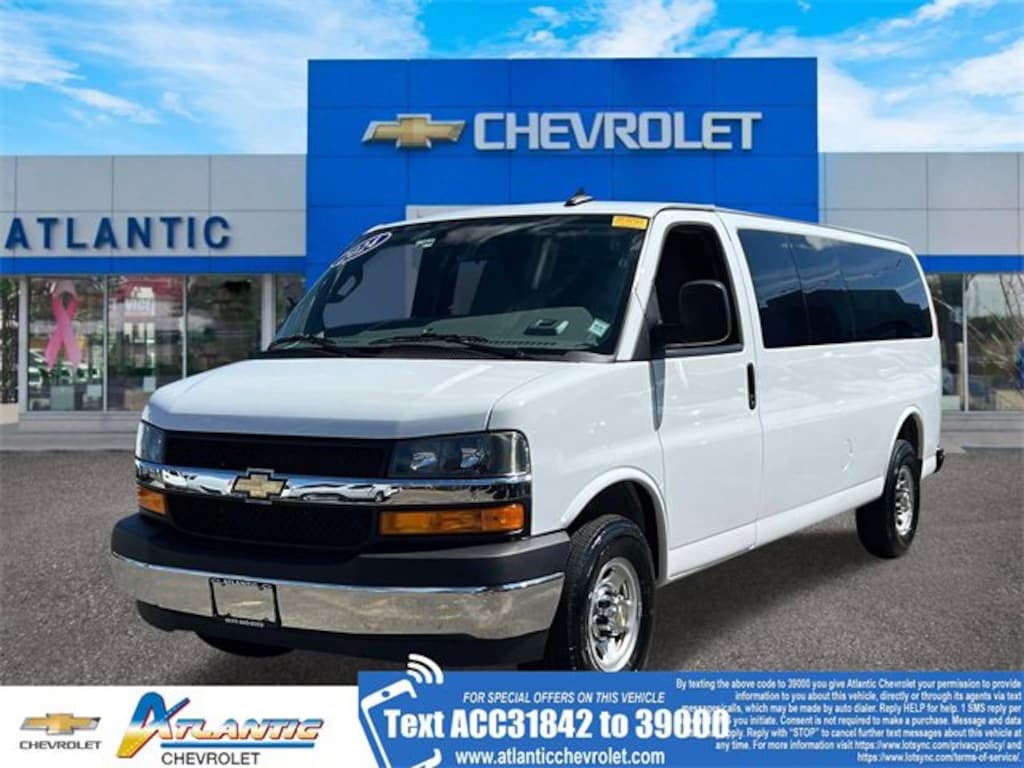 Certified 2024 Chevrolet Express 3500 LT Van Extended Passenger Van