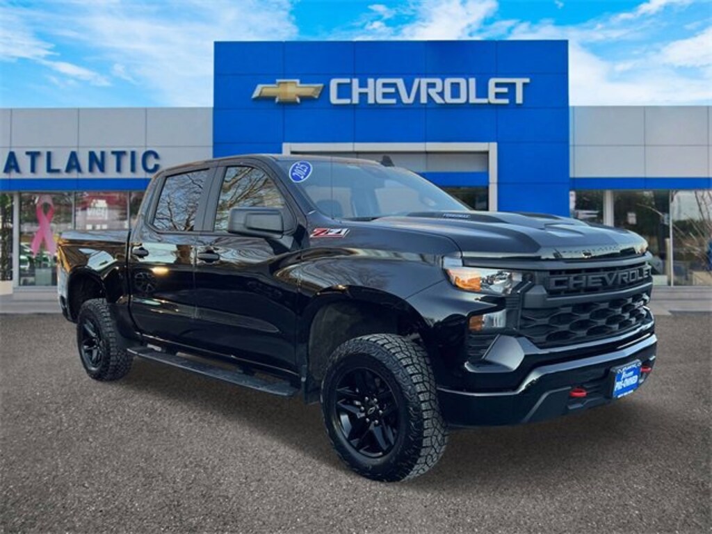 Certified 2025 Chevrolet Silverado 1500 Custom Trail Boss Truck Crew Cab