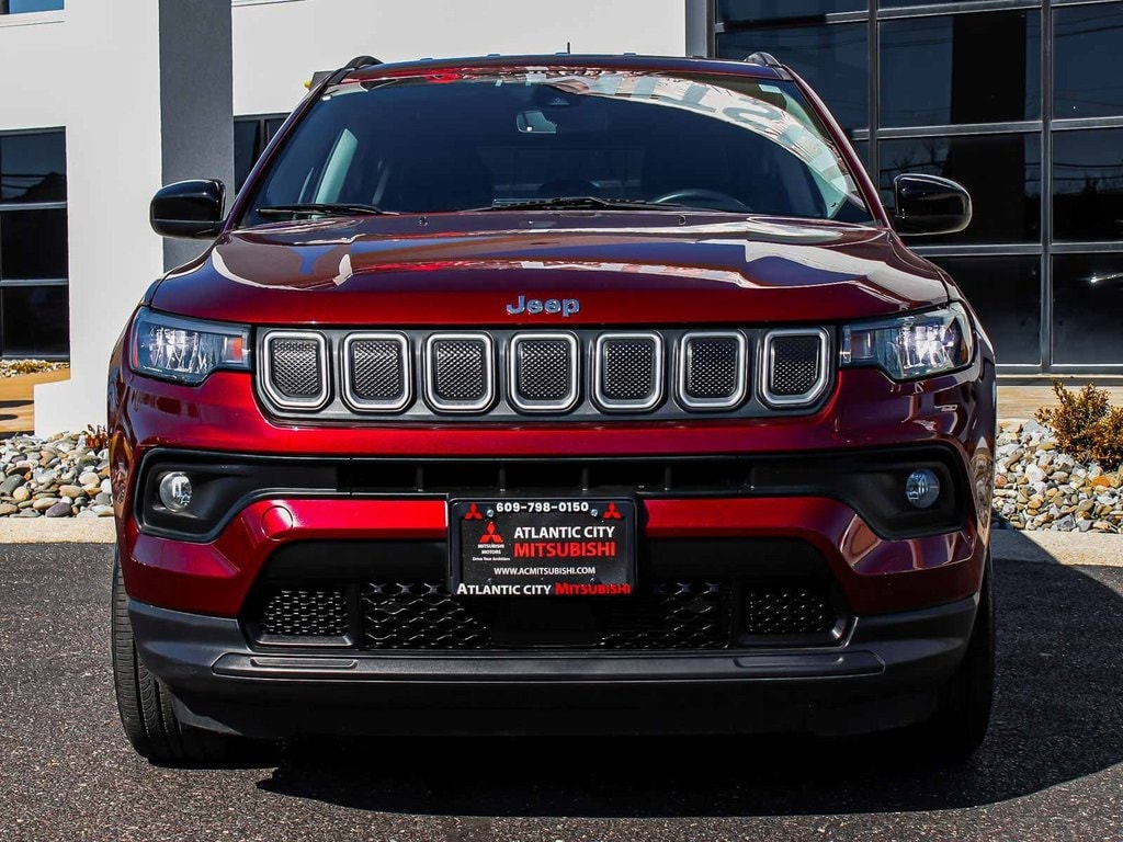 Used 2022 Jeep Compass Latitude Lux with VIN 3C4NJDFB0NT129823 for sale in Pleasantville, NJ