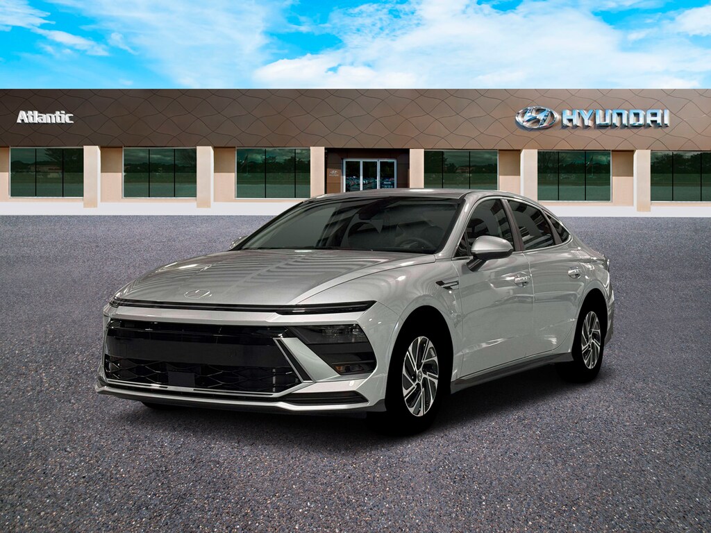 New 2026 Hyundai Sonata Hybrid Blue Sedan