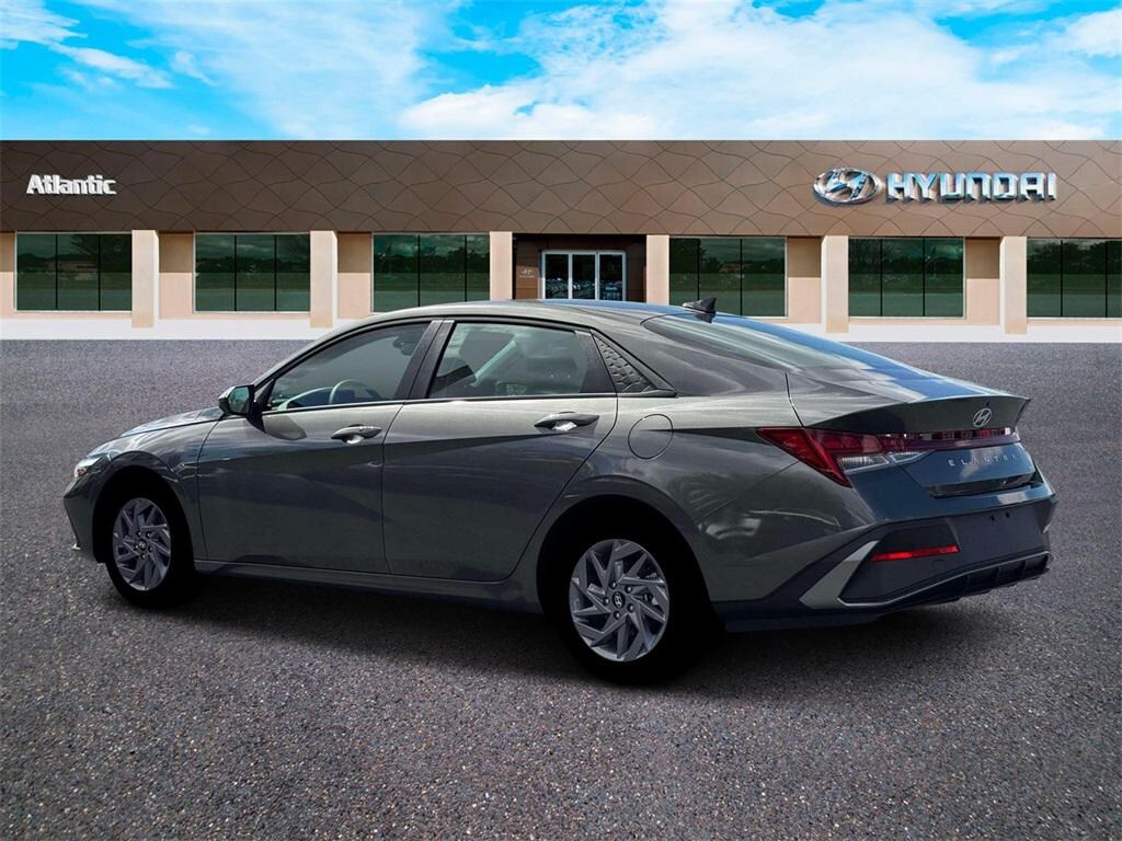 New 2026 Hyundai Elantra Hybrid Blue Sedan