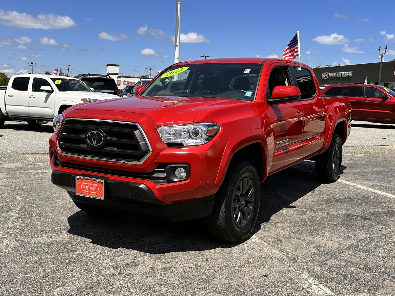 Certified 2023 Toyota Tacoma SR5 with VIN 3TMCZ5AN2PM588467 for sale in West Islip, NY