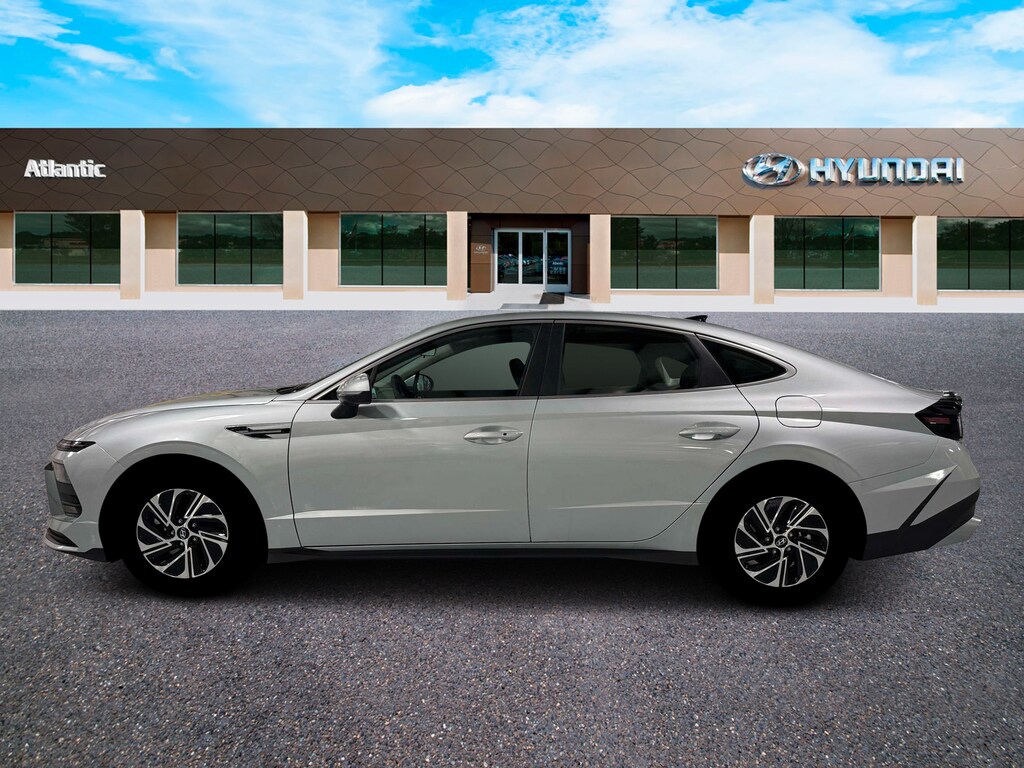 New 2026 Hyundai Sonata Hybrid Blue Sedan